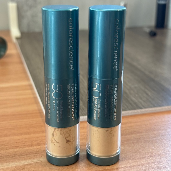 Colorescience Sunforgettable Total Protection Brush-On Shield SPF 50 FAIR 2 PACK